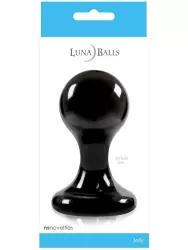 Анальная пробка Luna Balls большая – черная
