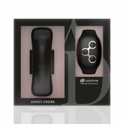Вибромассажер с пультом управления ANNE S DESIRE PANTY PLEASURE WIRLESS TECHNOLOGY WATCHME BLACK / G
