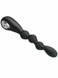 Анальная ёлочка Baile Federer, с вибрацией, 12 режимов, силикон