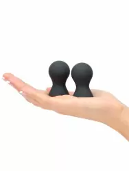 Помпы для сосков Fifty Shades of Grey Nothing but Sensation, 5 см, силикон, черный