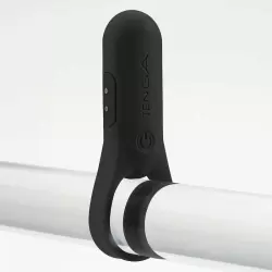 Эрекционное кольцо Tenga paiRING+ с усиленной вибрацией, черное