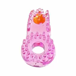 Эрекционное кольцо Sextoy со стимулятором клитора - розовый