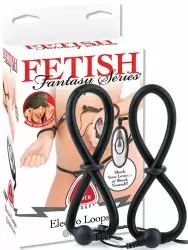 Электро-лассо Electro Loops для стимуляции эрогенных зон – черный