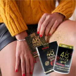 Газированный напиток c экстрактом женьшеня 48 hours gold