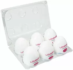 Набор мастурбаторов-яиц LOVENSE, разноцветные, 6 шт, TPE