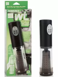 Мастурбатор-ротатор Turbo Stroker водонепроницаемый – черный