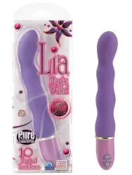 Водонепроницаемый вибромассажер Lia Magic Wand для точки G – фиолетовый