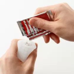 Карманный мастурбатор Tenga Wave Line – белый