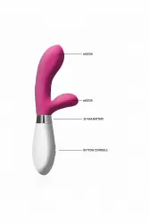 Вибратор кролик Achilles (розовый)