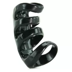 Насадка стимулирующая Vibrating Power Cage с вибрацией – черная