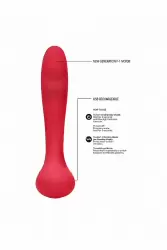 Вибромассажер для точки G или простаты Finesse (красный)