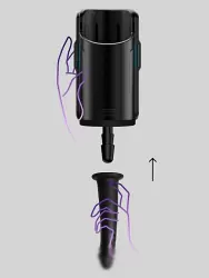 Адаптер под фаллоимитатор Kiiroo Keon, 19,5 см, черный