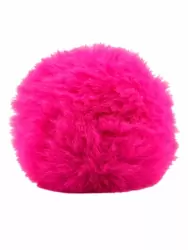 Розовая анальная пробка с заячьим хвостиком Small