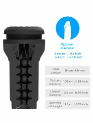 Набор Kiiroo: Мастурбатор Feel Pocket Stroker + интерактивная насадка PowerBlow