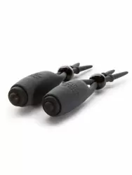 Вибростимуляторы для сосков Fifty Shades of Grey Sweet Torture, 10,7 см, силикон, черный