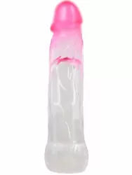 Реалистичная насадка-удлинитель Baile Neron, ТПР, 18 см