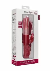 Вибратор кролик Rotating Butterfly (красный)