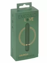 Роскошная вибропуля Emerald Love Luxurious, 12,6 см, 10 режимов, зеленый