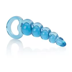Анальная цепочка Basic Essentials Beaded Probes гибкая – голубой