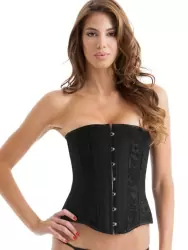 Корсет Essential Satin & Lace Corset – черный, S