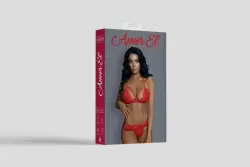 Комплект эротического белья красный Granada Amor El (S/M)