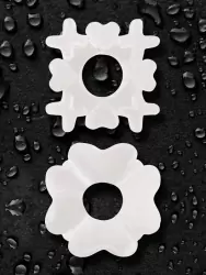 Два эрекционных кольца Love Me Tender - Clear