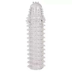 Насадка закрытая Super Strech Sleeve с усиками – прозрачная