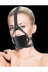 Кляп в виде намордника Leather Mouth Gag