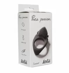 ЭРЕКЦИОННОЕ ВИБРОКОЛЬЦО PURE PASSION SUNSET BLACK
