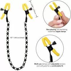 Металлические зажимы для сосков с силиконовыми насадками BOUNDLESS NIPPLE TEASERS