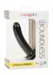 Гладкий cтрапон Boundless Silicone Smooth Probe, изогнутый, 15,2 см, силикон, черный