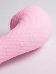 Изогнутый вибратор Youvic, 18 см, 10 режимов, со стеклянным шаром, розовый