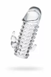 Насадка с двойной стимуляцией TOYFA - прозрачный