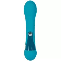 Вибромассажер рельефный Virgo – голубой