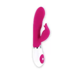 Функциональный вибратор Felix со стимулятором клитора – розовый