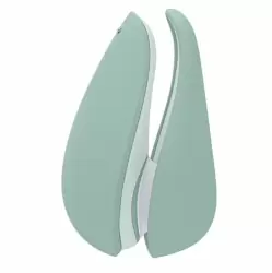 Вакуумный стимулятор клитора Womanizer Liberty 2 Sage, технология Pleasure Air, 10 см, бирюзовый