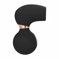 Интенсивный стимулятор клитора Irresistible Invincible Black, 12 см, силикон, черный