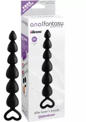 Анальная елочка Anal Fantasy Collection Elite Lover's Beads - черный
