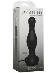 Анальный стимулятор The Delight с вибрацией – черный	