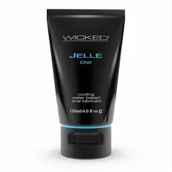 Анальный охлаждающий лубрикант WICKED JELLE CHILL на водной основе JELLE 120 мл
