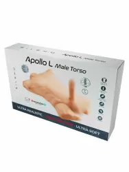 Реалистичная секс-кукла для женщин в форме торса SILEXD Apollo L, телесный, 17,7 см