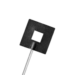 Стек с квадратным наконечником Leather Square Tipped Metal Crop