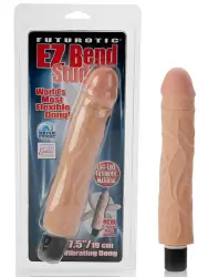 Реалистичный вибратор Bend Stud 7,5 Dong – телесный