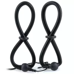 Электро-лассо Electro Loops для стимуляции эрогенных зон – черный