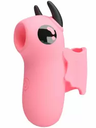 Вакуумный стимулятор клитора Baile Magic Devil, с электростимуляцией, 10 режимов, на палец