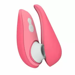 Вакуумный стимулятор клитора Womanizer Liberty 2 Sage, технология Pleasure Air, 10 см, розовый