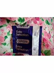 Презервативы Contex Extra Sensation с крупными точками и ребрами – 3 шт.