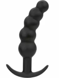 Анальная виброёлочка California Exotic Novelties Boundless Vibrating X5 Beaded Plug, для ношения, 10 режимов, 5 шариков, силикон