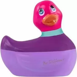 Вибратор-уточка BigTeazeToys I Rub My Duckie 2.0, разноцветный