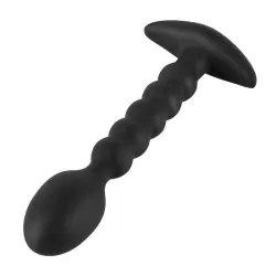 Маленький анальный стимулятор Black Velvets – черный